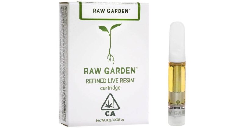 Authentic Raw garden 1g refined LR carts